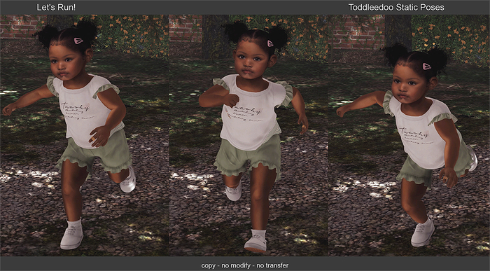 LeMomo: Let's Run! Static Poses  [Toddleedoo]