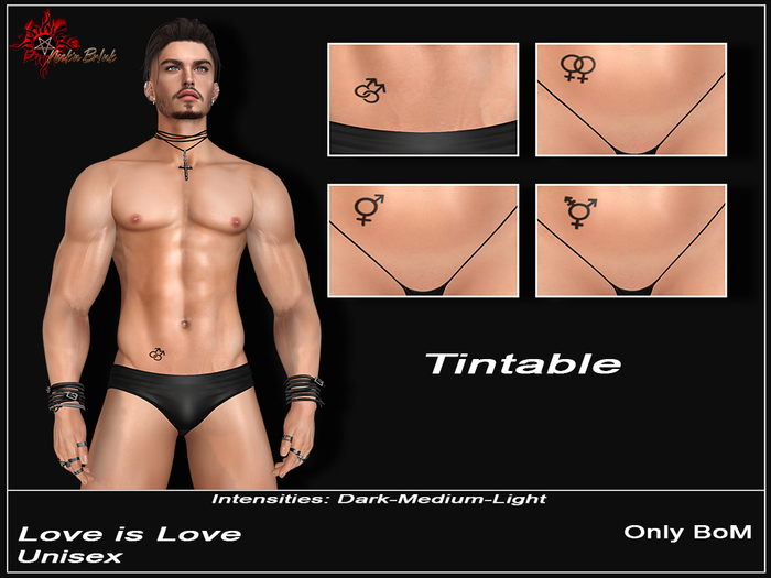 *NB* Love is Love Tattoo Unisex