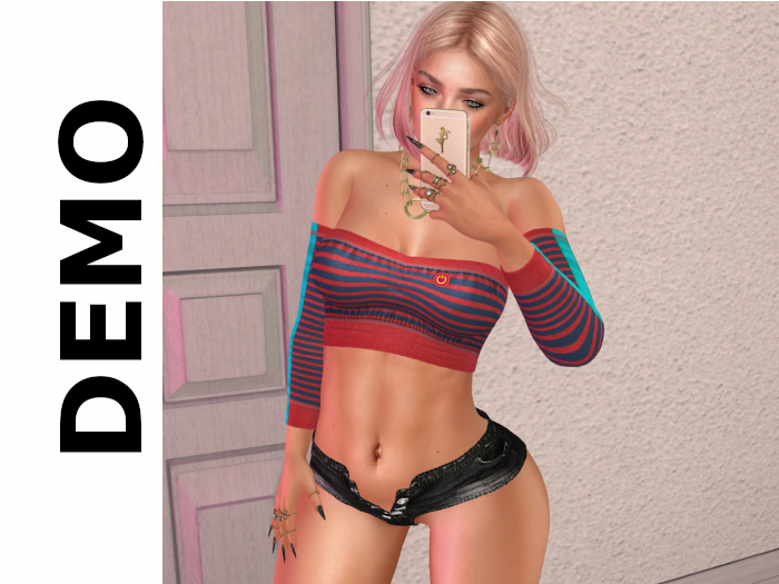 :: RUE :: Stacci Off The Shoulder Crop [DEMO]