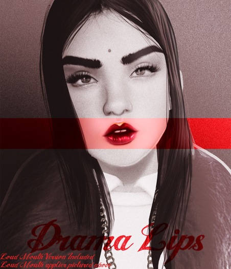 Nox. Drama Lips [Tattoo Appliers]