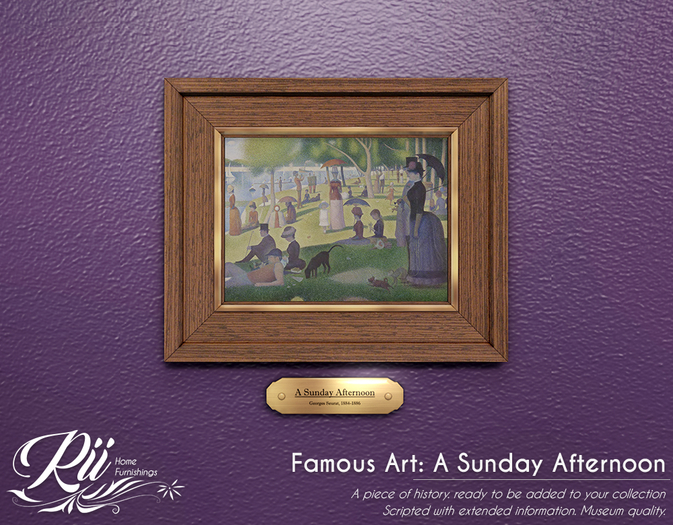 [Rii] Famous Art: A Sunday Afternoon