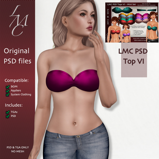 LMC PSD Files - Tops VI - BOM