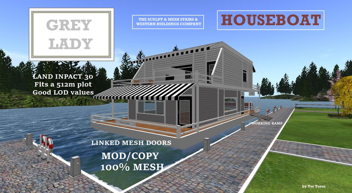 HOUSE BOAT "GREY LADY"