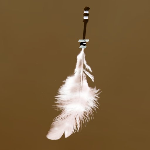 DD's Beads & Feather White