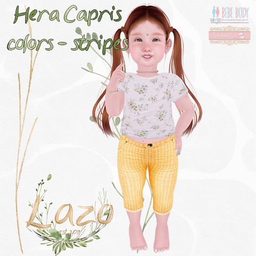 ~Lazo - Hera Capris colors - stripes - 2
