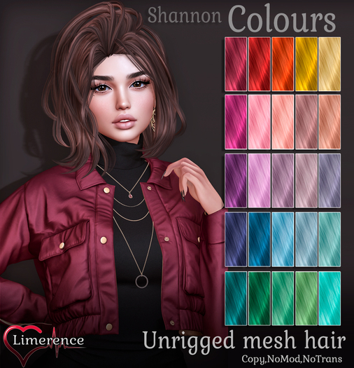 {Limerence} Shannon hair-Colours