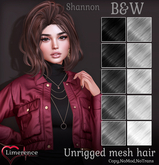 {Limerence} Shannon hair-B&W