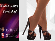 {RP} Shoe Gema Dark Red