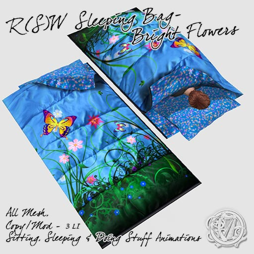 R(S)W Sleeping Bag 2 - Bright Flowers