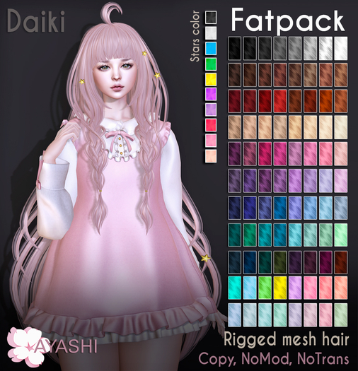 [^.^Ayashi^.^] Daiki hair-Fatpack(Mod)