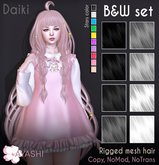 [^.^Ayashi^.^] Daiki hair-B&W set