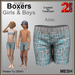 Second Life Marketplace - [2cute] Boxers Tweenster - Aztec