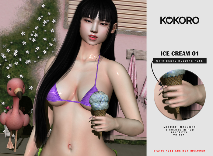 Kokoro - Ice Cream 01 Holding