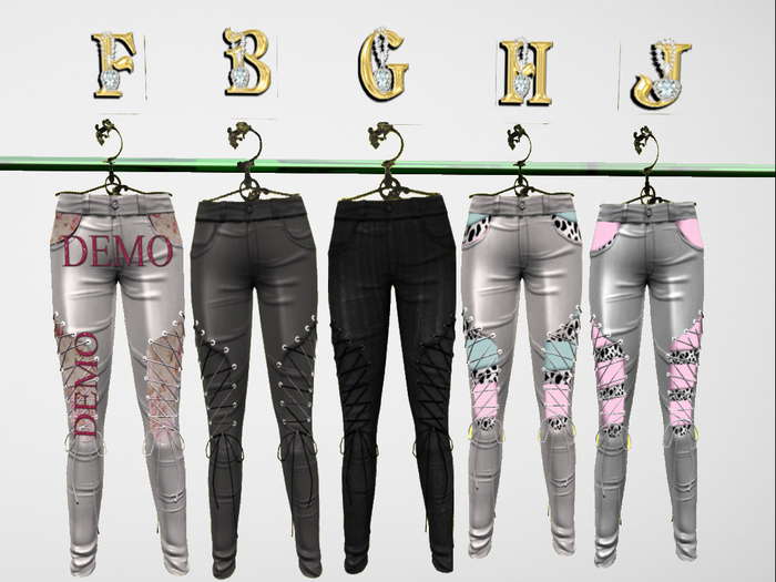 Pants With Laces black