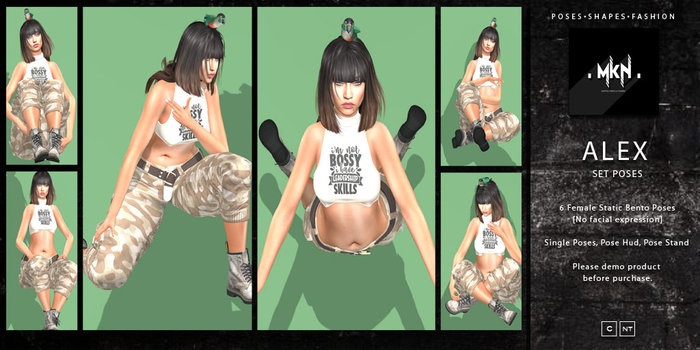 . MKN . Alex Set Poses 