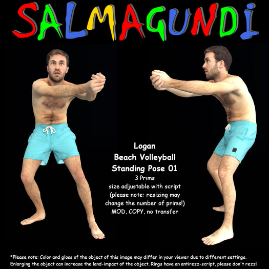 Logan - Beach Volleyball - Standing Pose 01