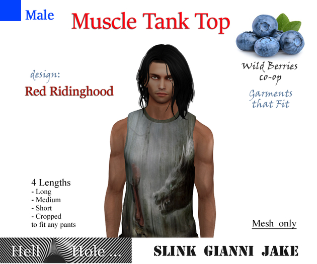 HellHole Red Ridinghood Muscle Tank