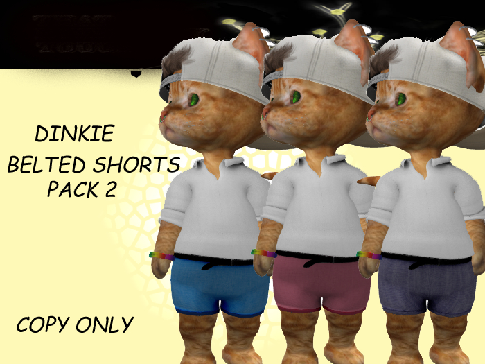 RT - Belted Shorts pack 2- ADD TO UNPACK