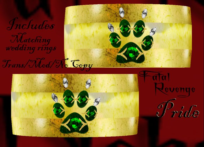 Fatal Revenge- Pride Wedding Set (F/F)