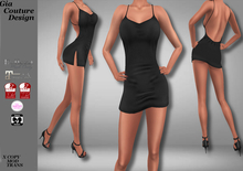 "GCD" Leesa Silk Dresses Black