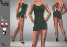 "GCD" Leesa Silk Dresses Moss