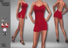 "GCD" Leesa Silk Dresses Red
