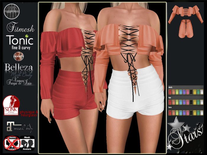 PROMO -50% Stars - Maitreya, Slink, Belleza, Tonic - Kaylee