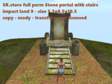 SR.store full perm Stone portal with stairs