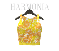 * Harmonia Citrus Lina Summer Print Top - Maitreya
