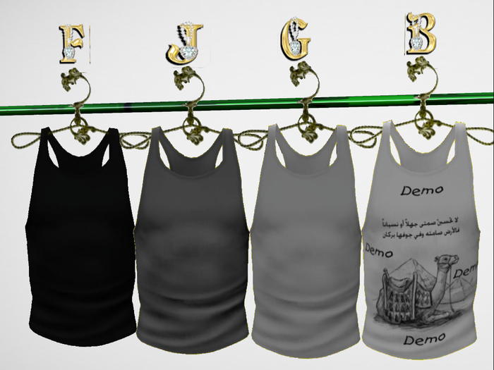 Mens Tank Grey