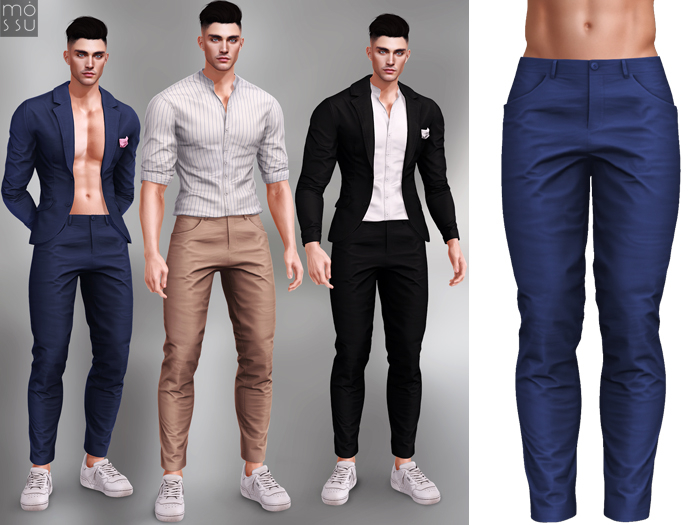 Mossu - Louis.Pants - Blue (Wear)