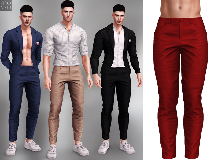 Mossu - Louis Pants - Red