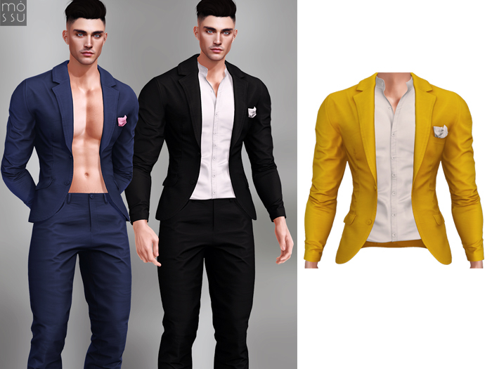 Mossu - Louis.Jacket - Yellow (Wear)