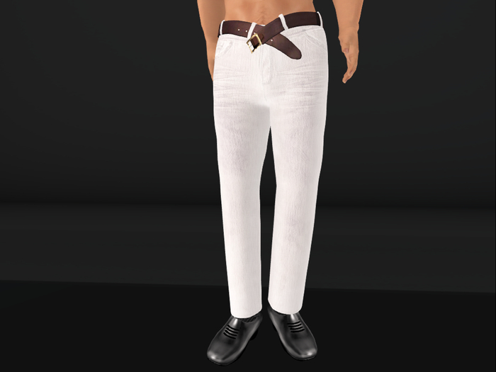 Pants Mens - white