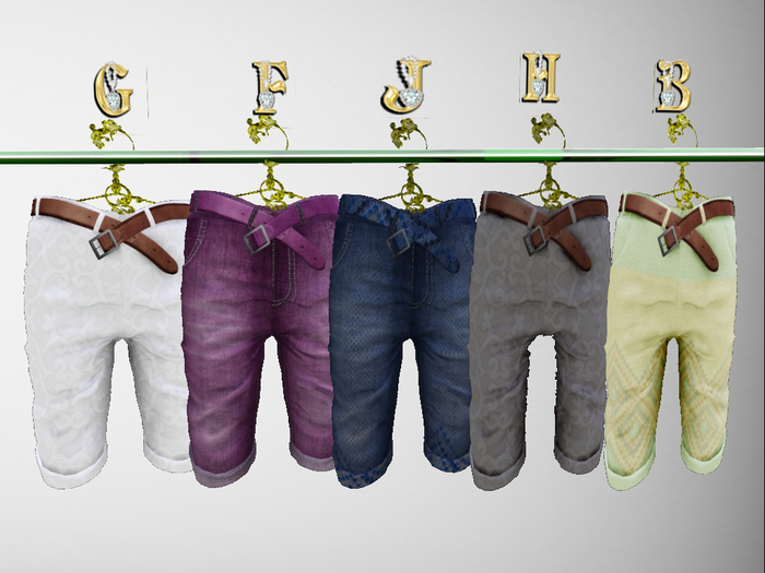 jeans bermuda gray
