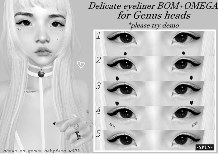 -SPUN- delicate eyeliner DEMO