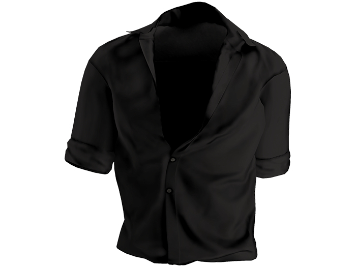MINIMAL - Hawaii Shirt Black