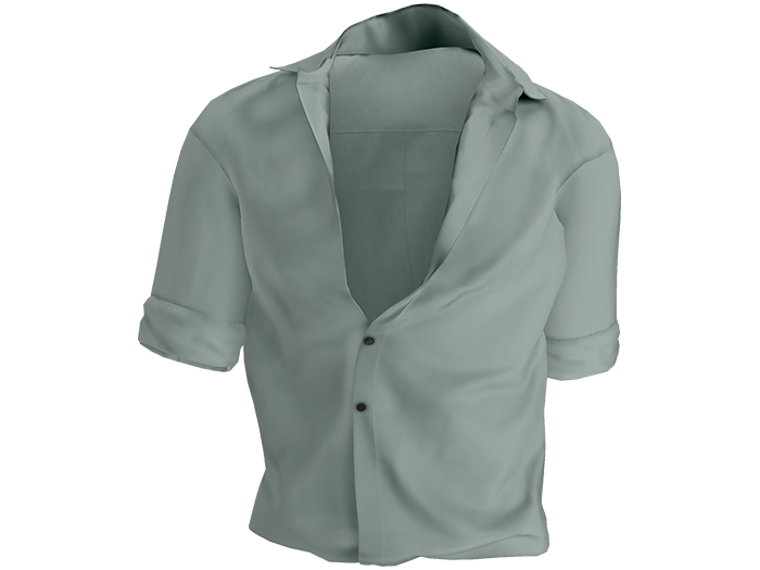 MINIMAL - Hawaii Shirt Turquoise