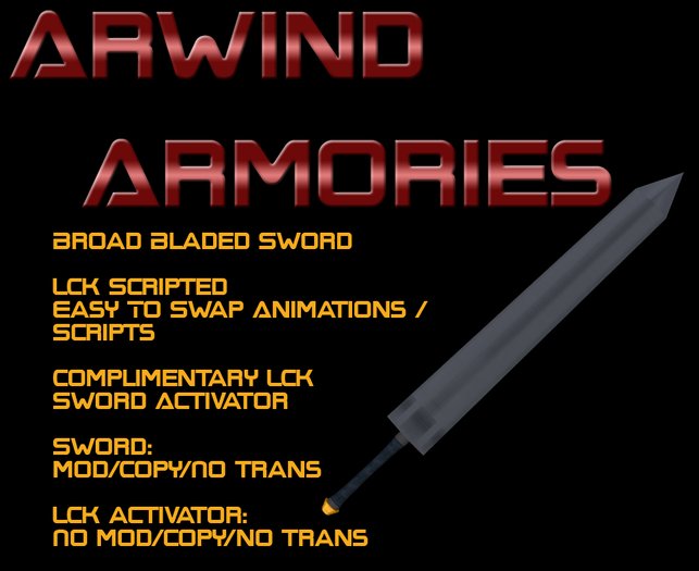 .:Arwind Armories:. Broad Blade