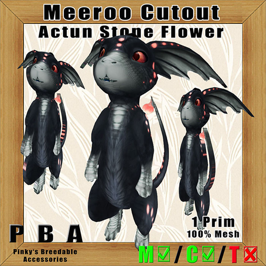 Meeroo Cutout Actun Stone Flower
