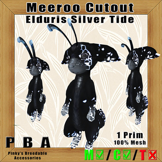 Meeroo Cutout Elduris Silver Tide