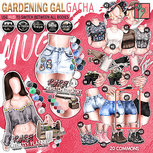 Mug - Gardening Gal - #17 Dark Cut Jeans