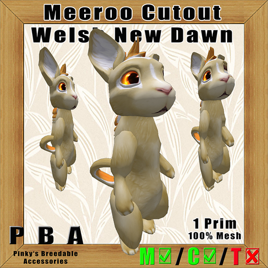 Meeroo Cutout Welsh New Dawn