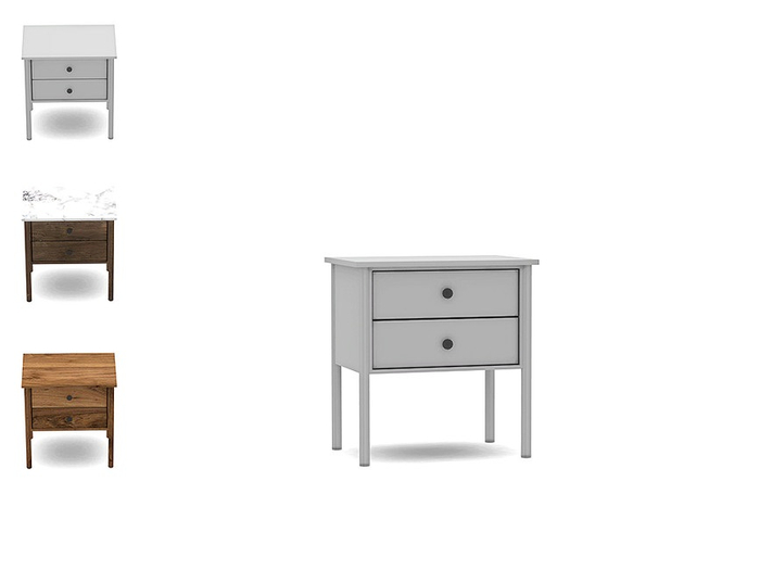 End Table Full Perm Mesh