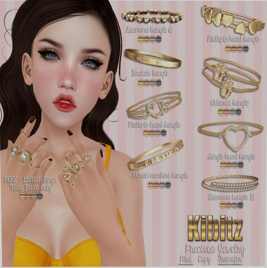 Kibitz - Diamond bangle A - copper