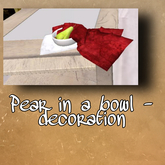 Bowl red towle