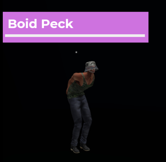 [Pose Ball] Boid Peck