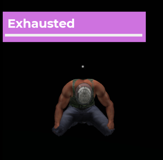 [Pose Ball] Exhausted