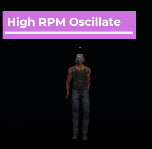 [Pose Ball] High RPM Oscillate