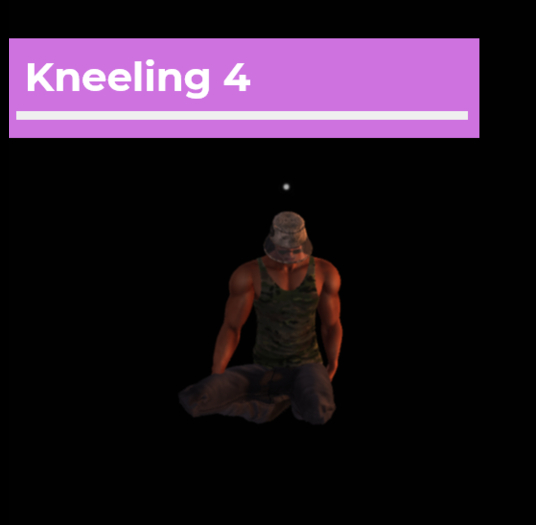[Pose Ball] Kneeling 4